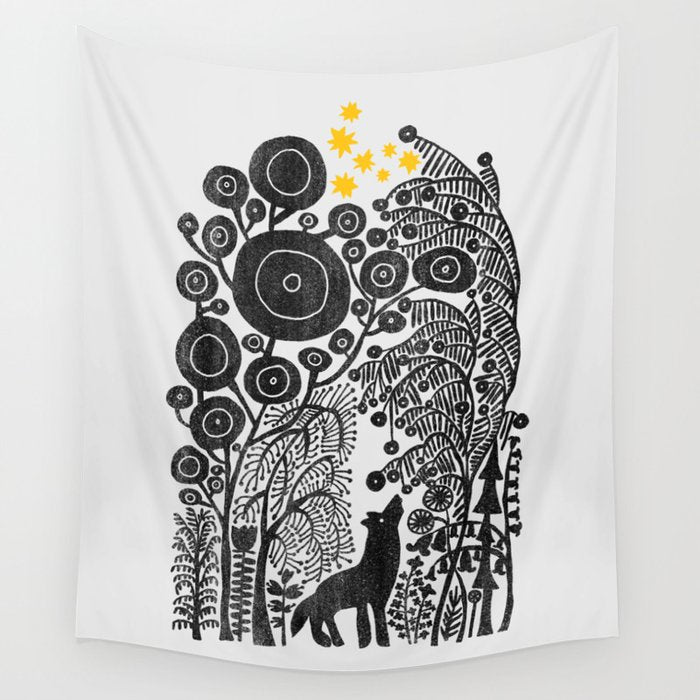 Green lapse Wall Tapestry Gallery Image 4