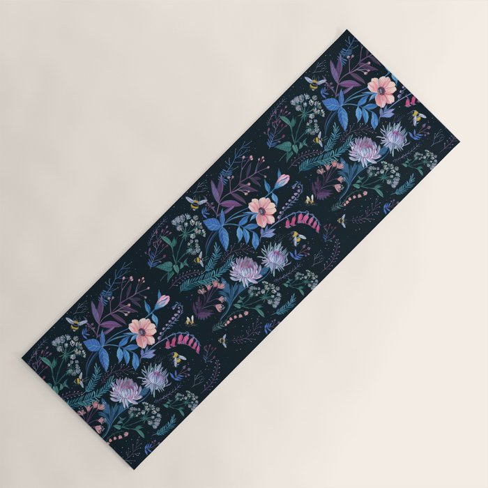 Bees Garden Yoga Mat Gallery Image 1
