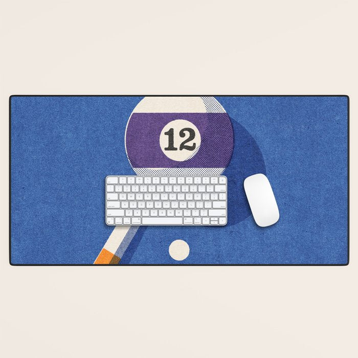 BALLS / Billiards - ball 12 I Desk Mat Gallery Image 1