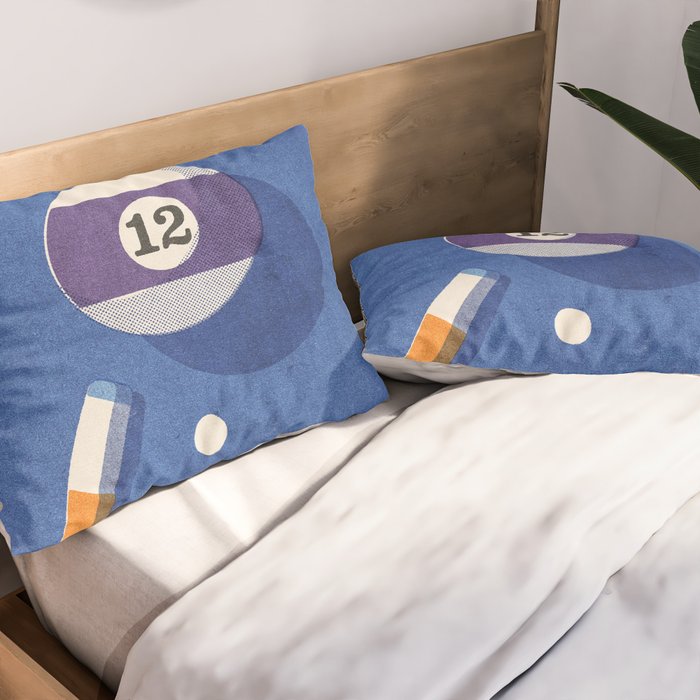 BALLS / Billiards - ball 12 I Pillow Sham Gallery Image 2