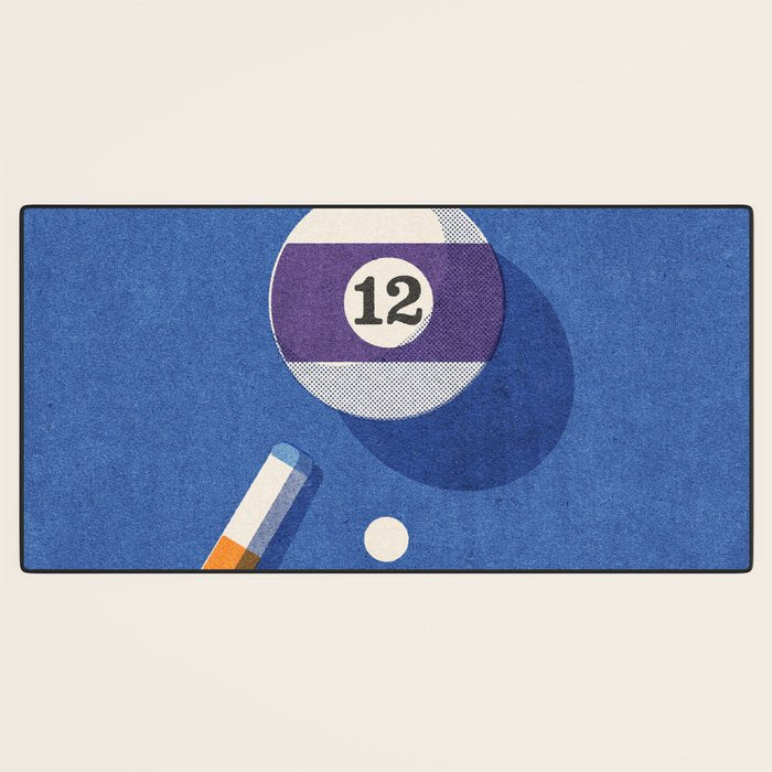BALLS / Billiards - ball 12 I Desk Mat Gallery Image 3