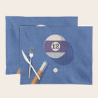BALLS / Billiards - ball 12 I Placemat Gallery Image 1