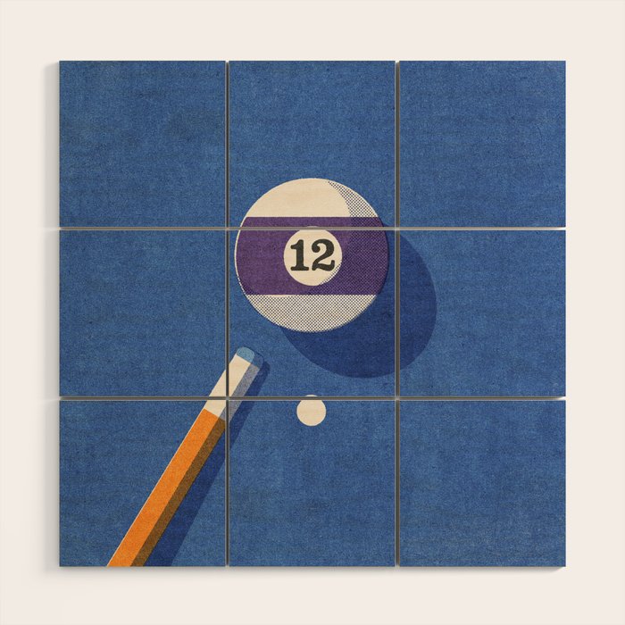 BALLS / Billiards - ball 12 I Wood Wall Art Gallery Image 1