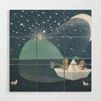 creating little stars Wood Wall Art Gallery Image 1