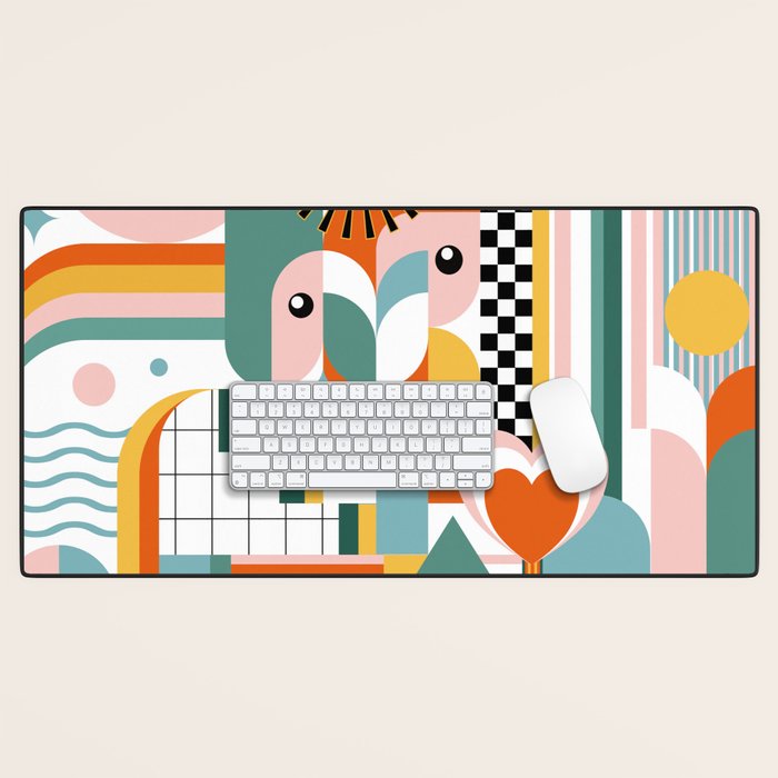 Happy Coastal Life Desk Mat Gallery Image 1