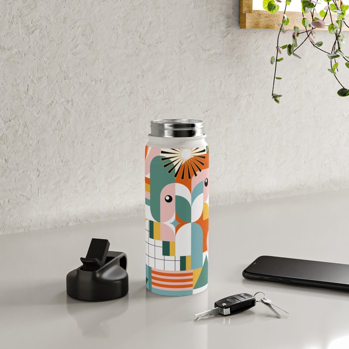 Happy Coastal Life Water Bottle Gallery Image 4