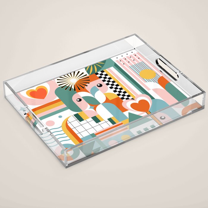 Happy Coastal Life Acrylic Tray Gallery Image 1