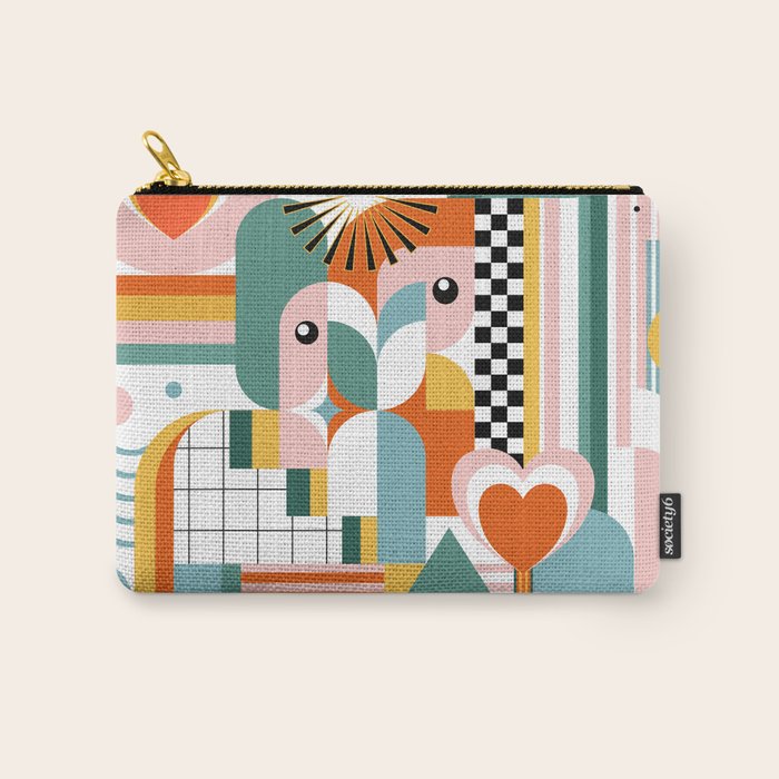 Happy Coastal Life Carry All Pouch Gallery Image 1