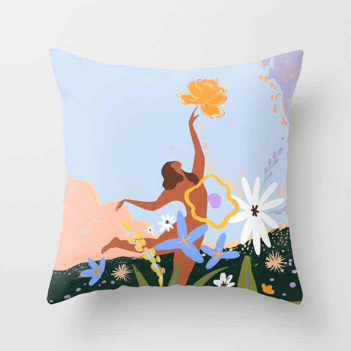 Spring had Come Throw Pillow Gallery Image 1