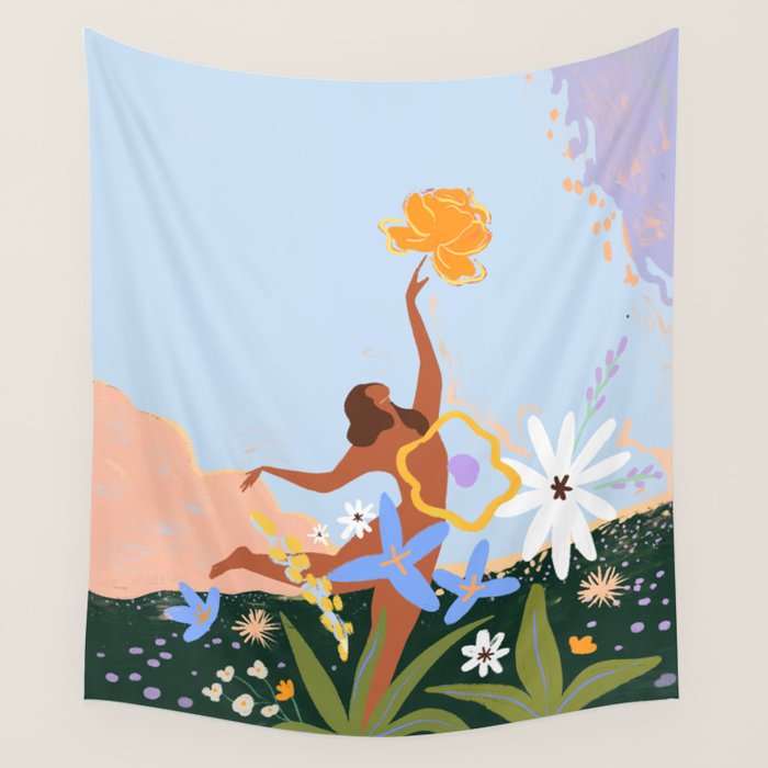 Spring had Come Wall Tapestry Gallery Image 4