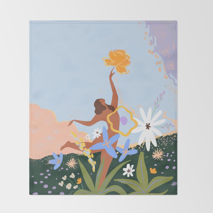 Spring had Come Throw Blanket Gallery Image 2