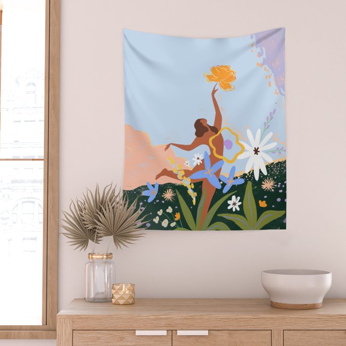 Spring had Come Wall Tapestry Gallery Image 2
