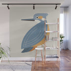 Whimsy Blue-eared Kingfisher Wall Mural Gallery Image 1