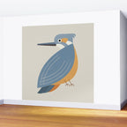 Whimsy Blue-eared Kingfisher Wall Mural Gallery Image 2