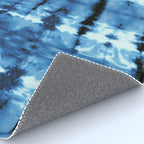 Indigo Satin Shibori Rug Gallery Image 4