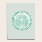 Happiness Is The True Measure of Success in Mint Notebook Gallery Image 4