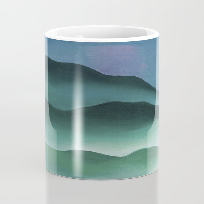 Pink Moon over Water (1924) by Georgia O'Keeffe Coffee Mug Gallery Image 4