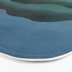 Pink Moon over Water (1924) by Georgia O'Keeffe Bath Mat Gallery Image 3