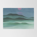 Pink Moon over Water (1924) by Georgia O'Keeffe Rug Gallery Image 2