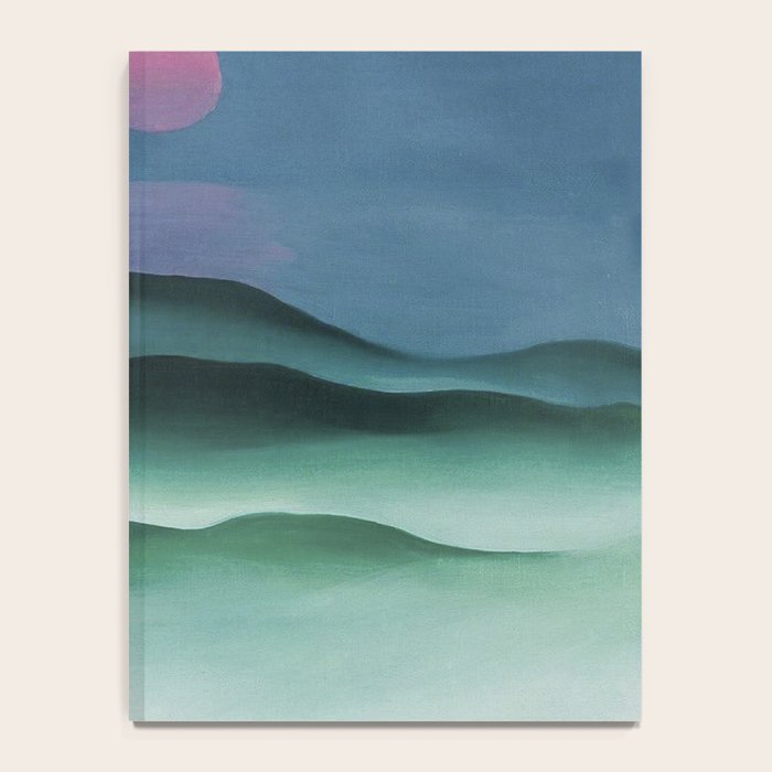 Pink Moon over Water (1924) by Georgia O'Keeffe Notebook Gallery Image 4
