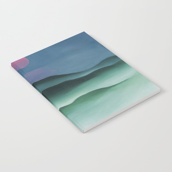 Pink Moon over Water (1924) by Georgia O'Keeffe Notebook Gallery Image 2