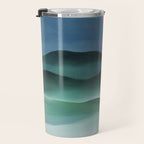 Pink Moon over Water (1924) by Georgia O'Keeffe Travel Mug Gallery Image 3
