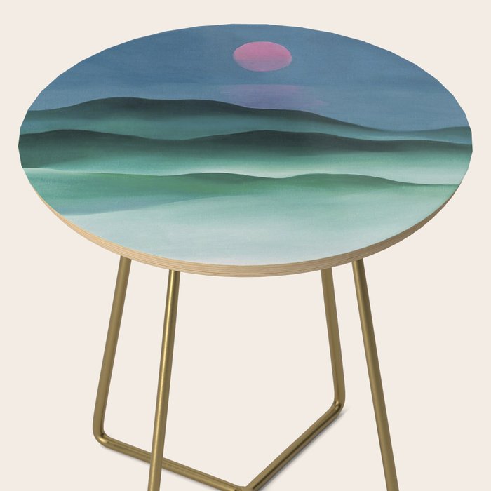 Pink Moon over Water (1924) by Georgia O'Keeffe Side Table Gallery Image 2
