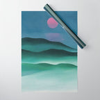 Pink Moon over Water (1924) by Georgia O'Keeffe Wrapping Paper Gallery Image 1