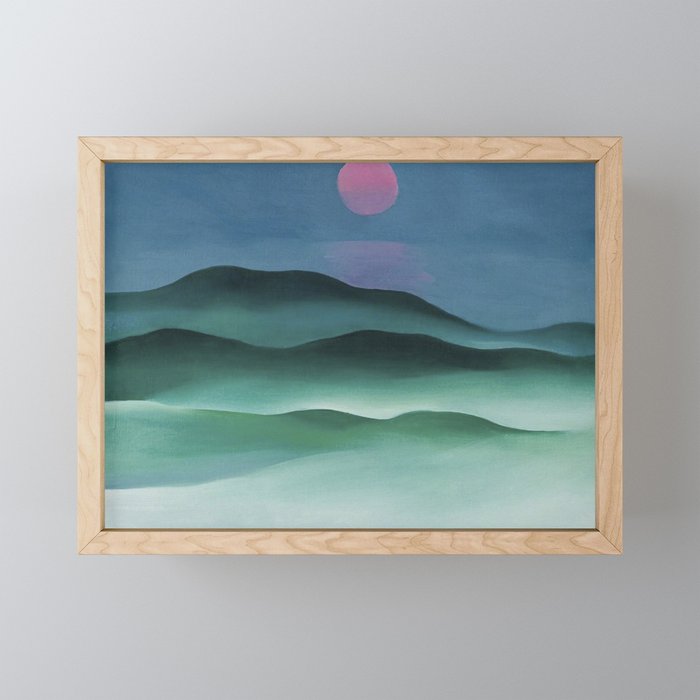 Pink Moon over Water (1924) by Georgia O'Keeffe Mini Art Print Gallery Image 1