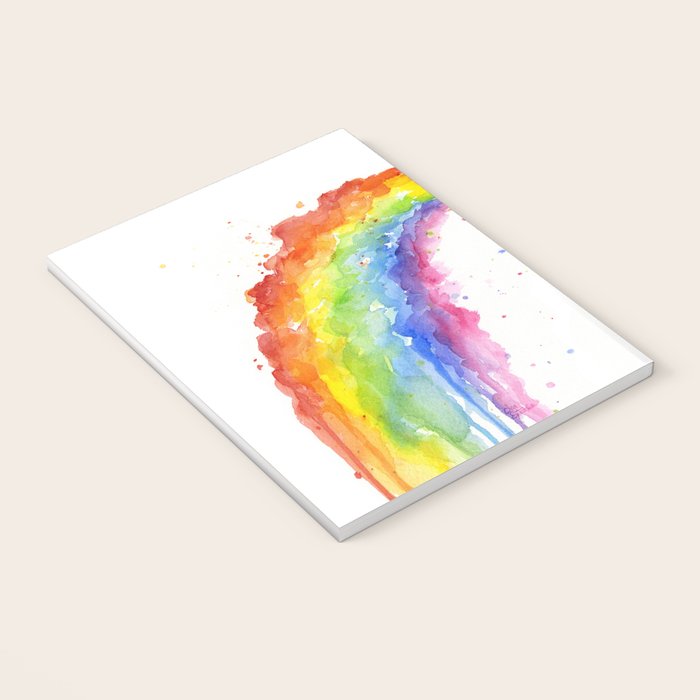 Baby Elephant Spraying Rainbow Notebook Gallery Image 3