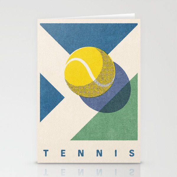 BALLS - Tennis - Hard Court - Summer Games Stationery Card Gallery Image 2