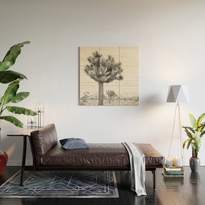 Joshua Tree Wood Wall Art Gallery Image 2