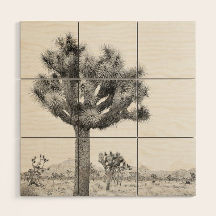Joshua Tree Wood Wall Art Gallery Image 1