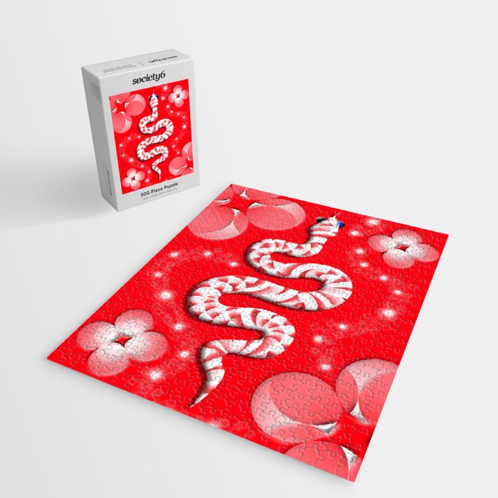 Lucky Red Snake Jigsaw Puzzle Gallery Image 2