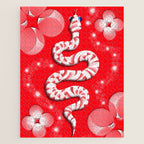 Lucky Red Snake Jigsaw Puzzle Gallery Image 1