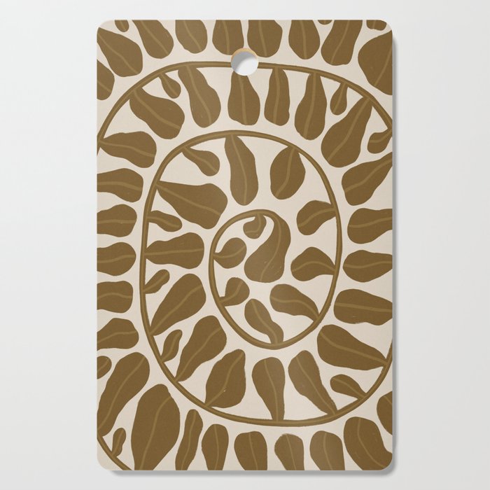 One Hundred-Leaved Plant #6 Cutting Board Gallery Image 1