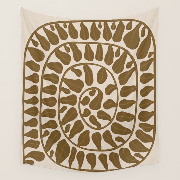 One Hundred-Leaved Plant #6 Wall Tapestry Gallery Image 4