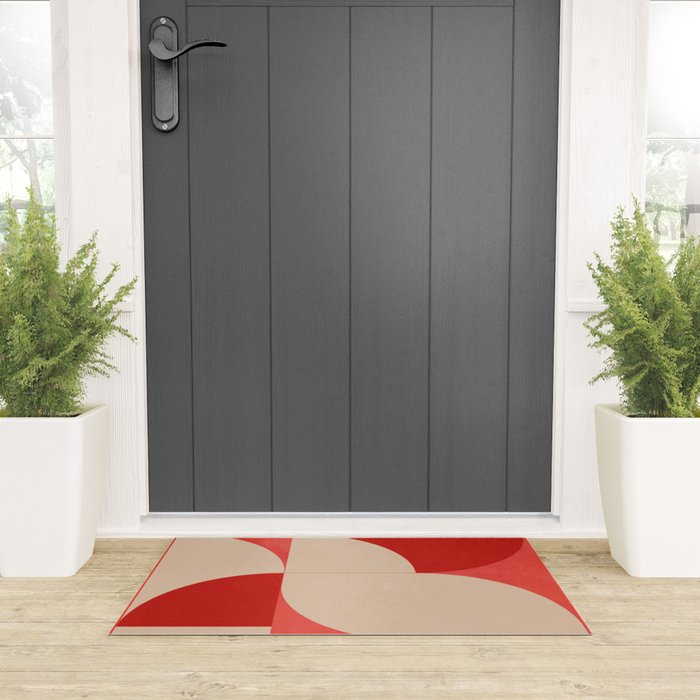 Modern geometric shapes 56 Welcome Mat Gallery Image 3