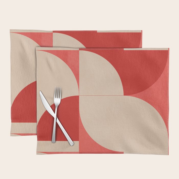 Modern geometric shapes 56 Placemat Gallery Image 1