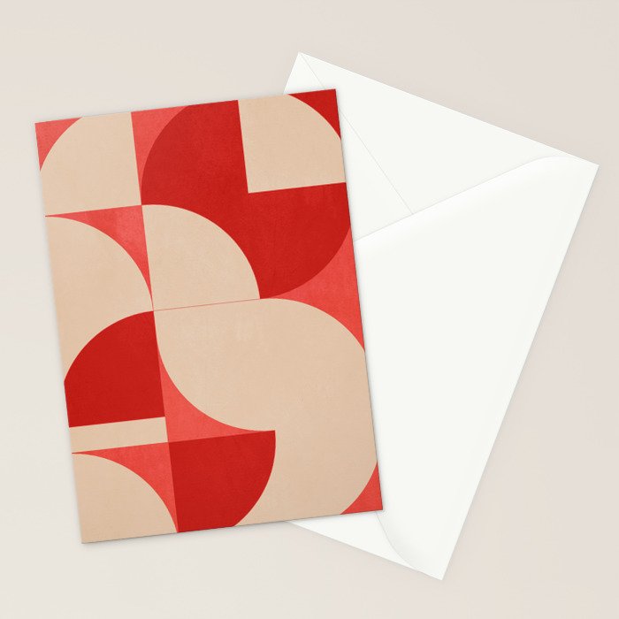Modern geometric shapes 56 Stationery Card Gallery Image 2