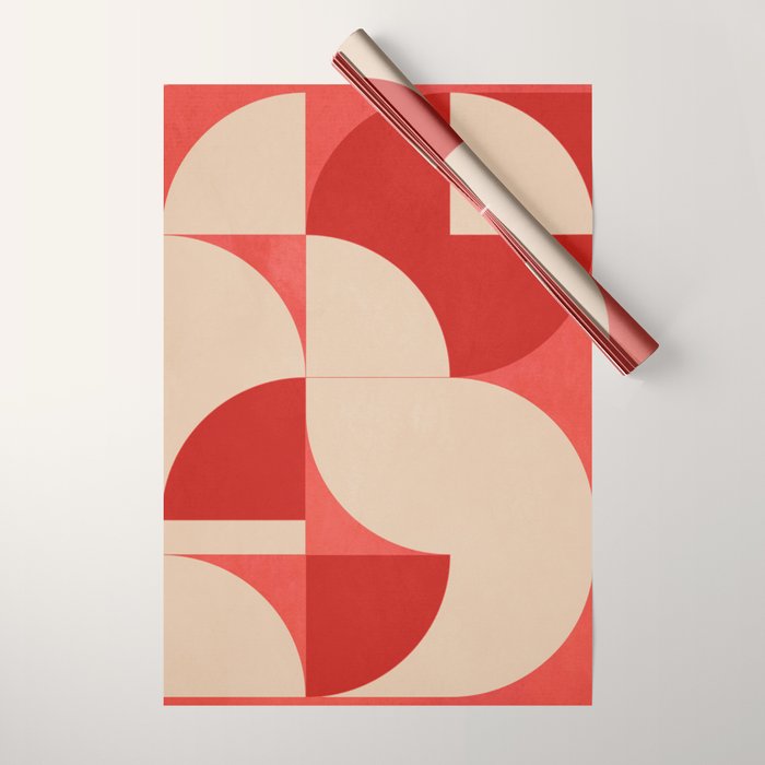 Modern geometric shapes 56 Wrapping Paper Gallery Image 1