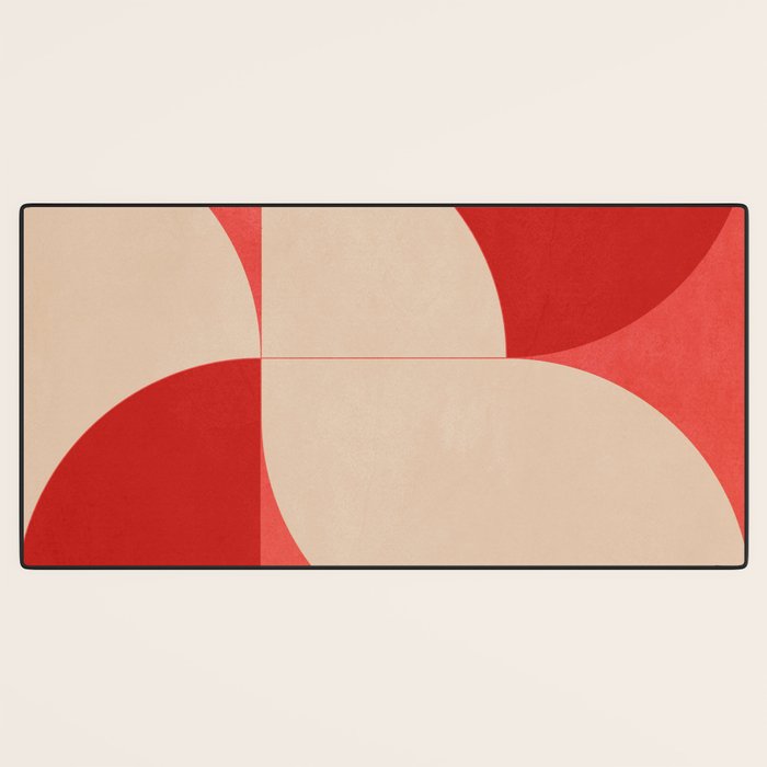 Modern geometric shapes 56 Desk Mat Gallery Image 3