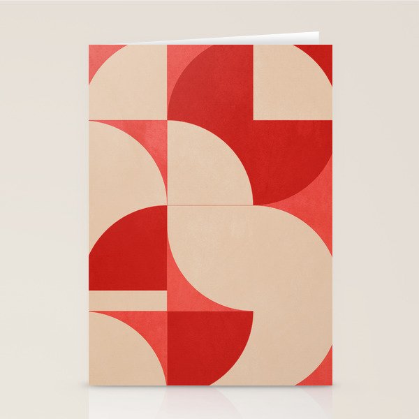 Modern geometric shapes 56 Stationery Card Gallery Image 2