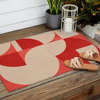 Modern geometric shapes 56 Outdoor Rug Gallery Image 2