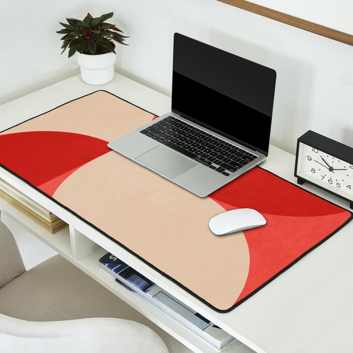 Modern geometric shapes 56 Desk Mat Gallery Image 2