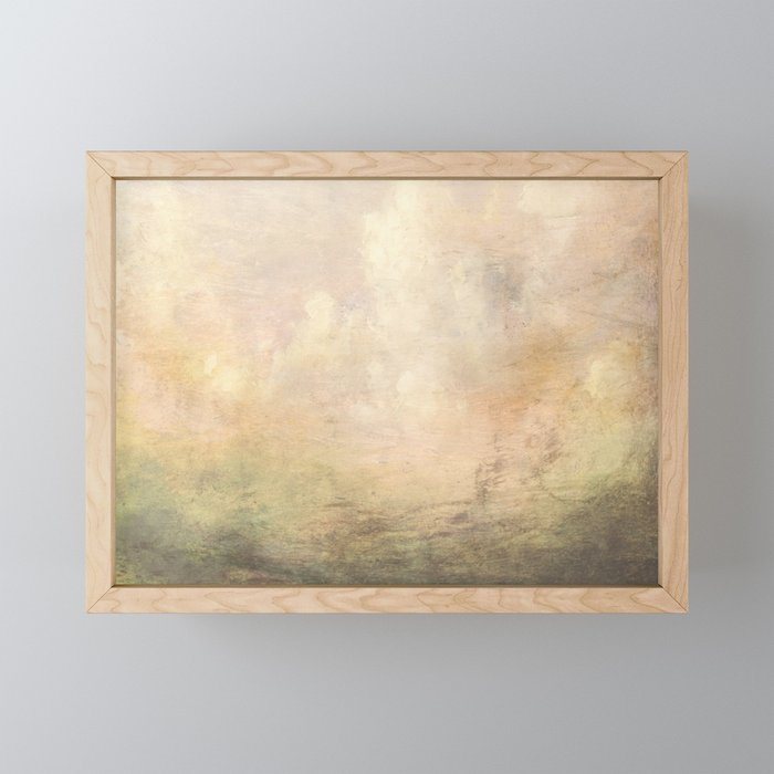 Sage Peach Mini Art Print Gallery Image 1