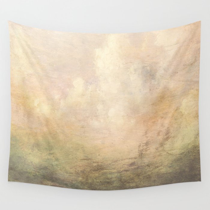 Sage Peach Wall Tapestry Gallery Image 4