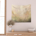 Sage Peach Wall Tapestry Gallery Image 2