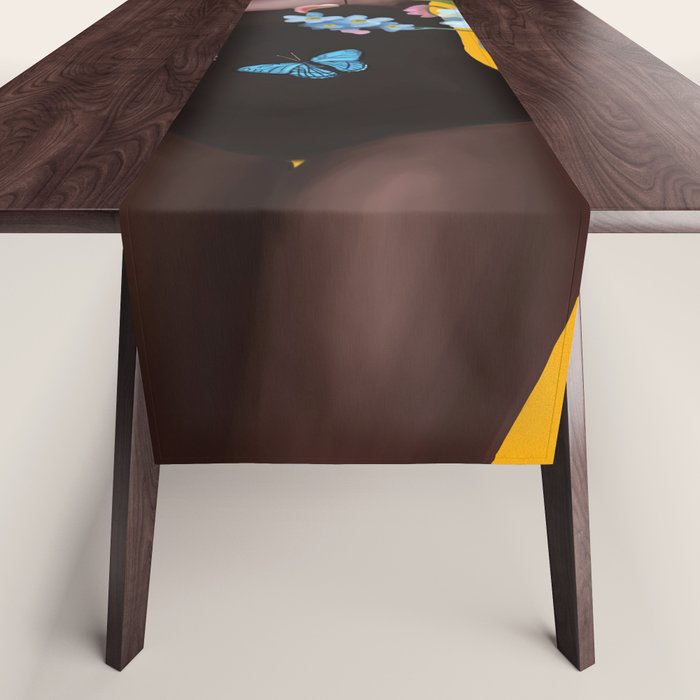 Blooming in Flight 1 Table Runner Gallery Image 1