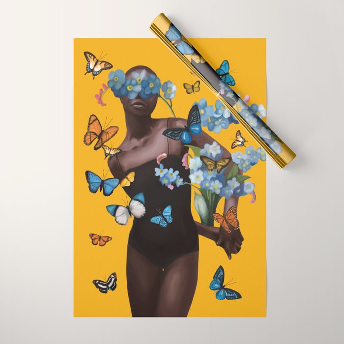 Blooming in Flight 1 Wrapping Paper Gallery Image 1